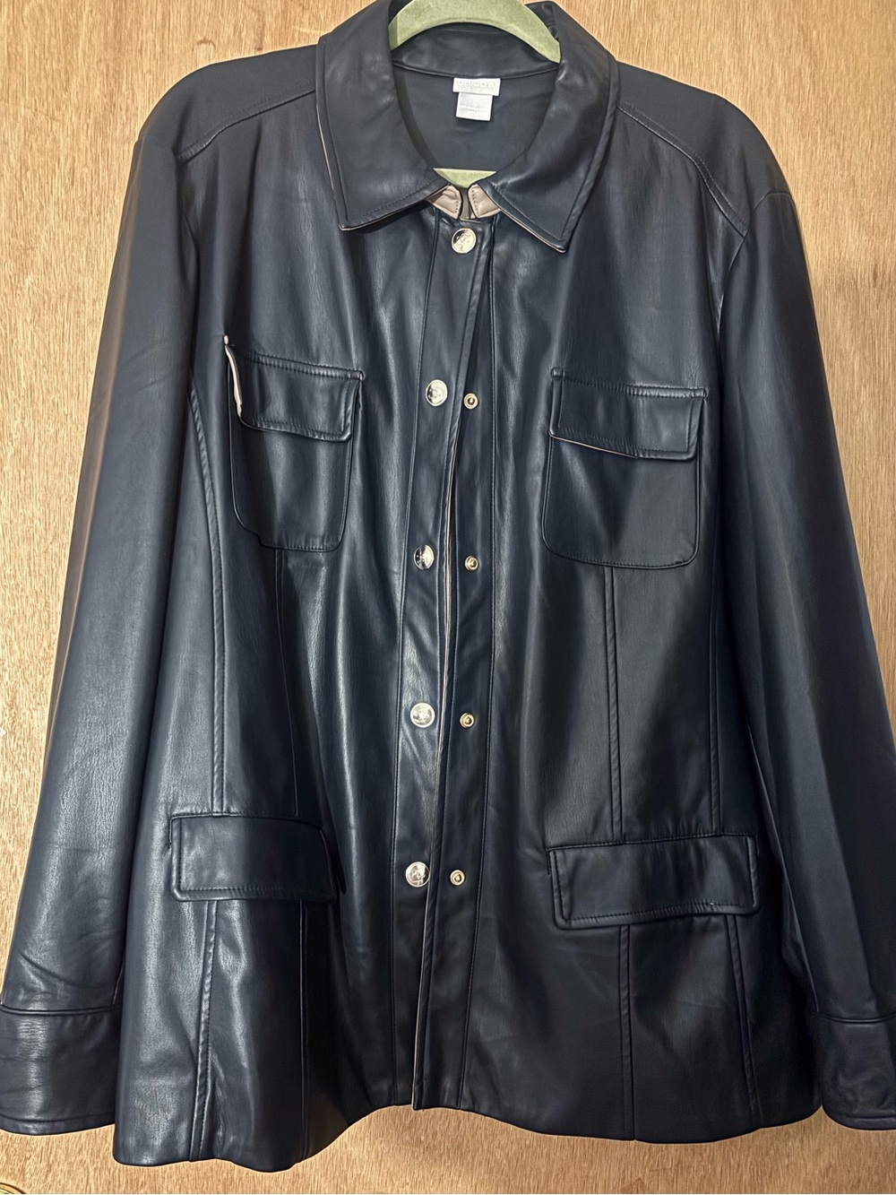 Classic Black Leather Jacket - Women